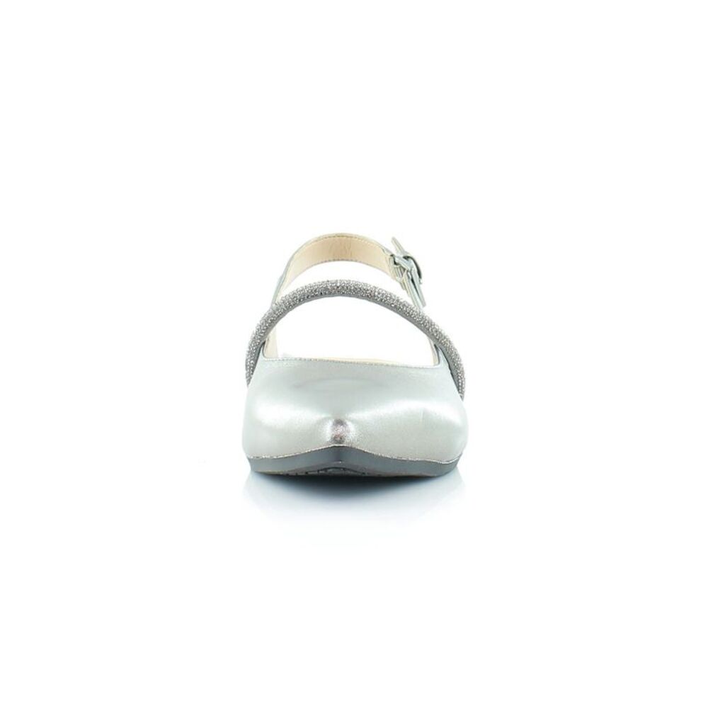 Vionic Metallic Silver Slingback Mary Jane Flats - Picture 8 of 8